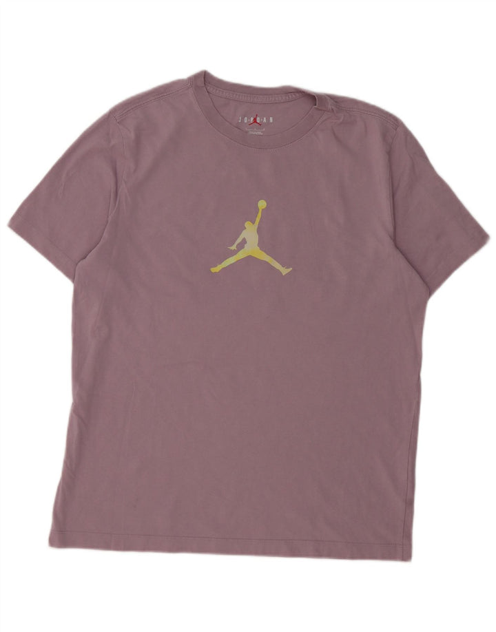 Jordan Herren-T-Shirt mit Grafik, Größe L, Lila, Baumwolle