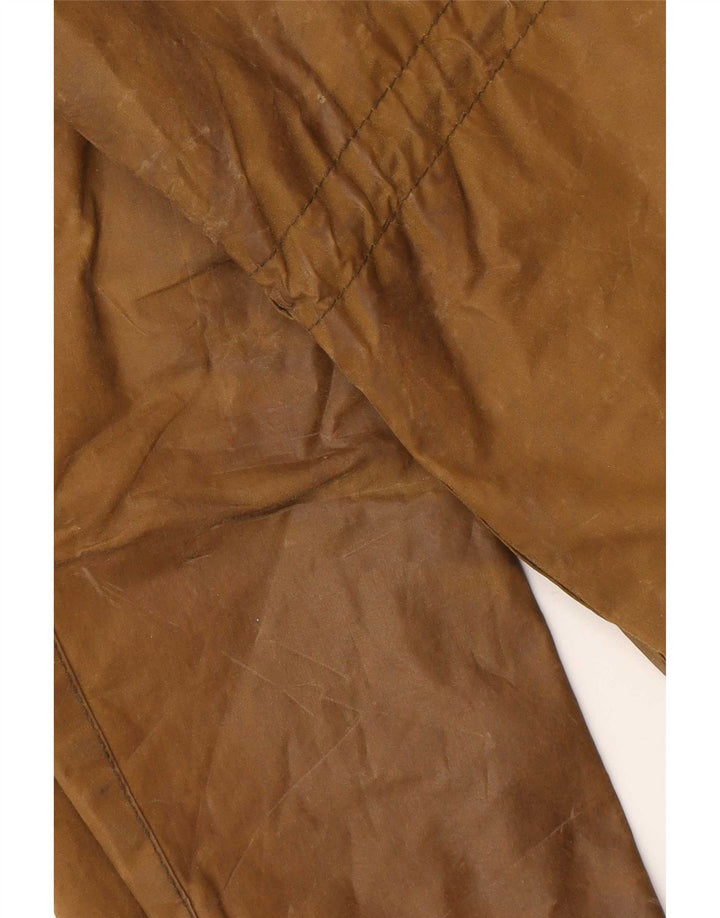 Barbour Damen-Jacke aus gewachster Baumwolle mit Kapuze, UK 14, Größe L, Braun