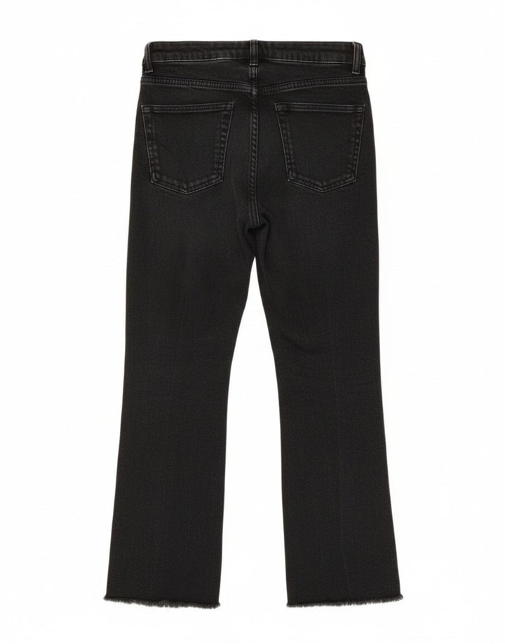 Kurze Jeans für Damen von Zara, EU 38, Größe S, W28, L24, Schwarz