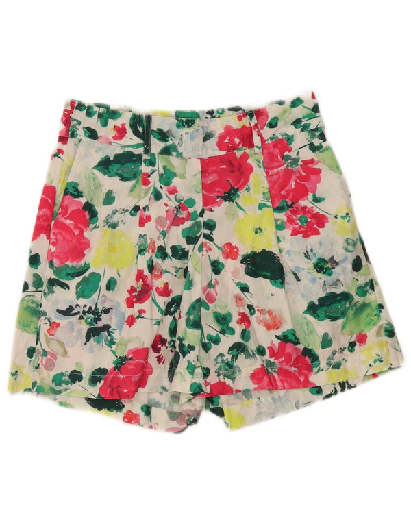 Only Womens Casual Shorts EU 36 Small W28 Mehrfarbiges Blumenmuster