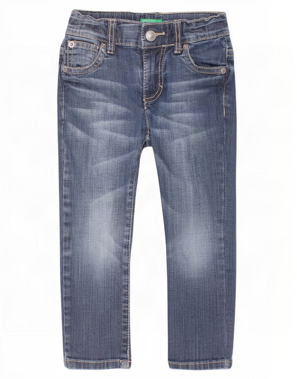 Benetton Slim-Jeans für Baby-Jungen, 18–24 Monate, W18, L13, Blau