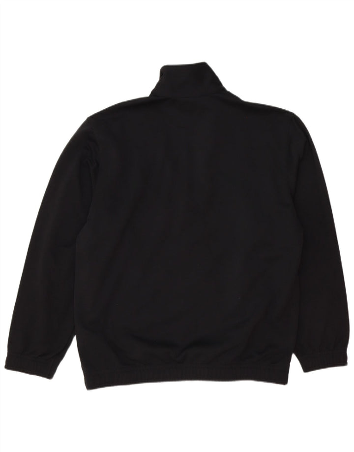 Lotto Herren-Pullover-Trainingsanzug mit Reißverschluss, XL, Schwarz, Polyester, Sport