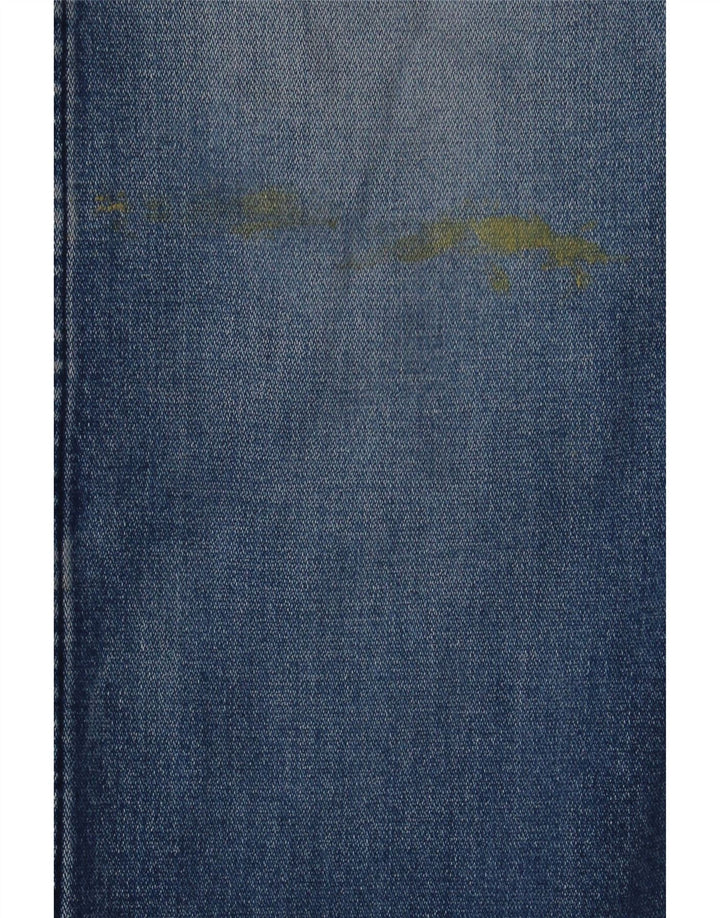 Wrangler Herren Straight Jeans W33 L32 Blaue Baumwolle