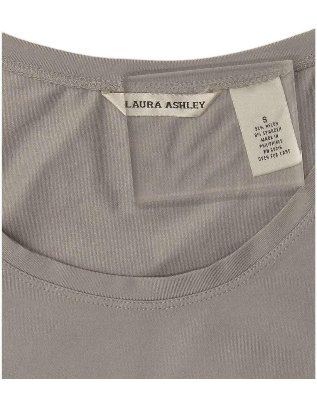 LAURA ASHLEY Damen Weste Top UK 10 Small Graues Nylon