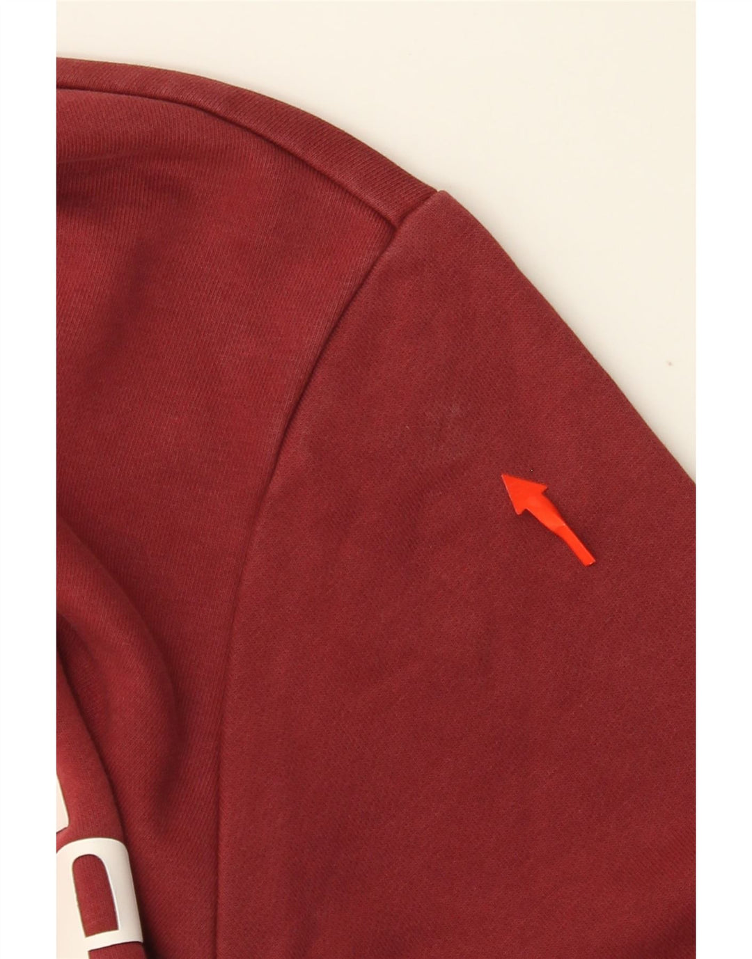ELLESSE Mens Graphic Sweatshirt Jumper Small Burgundy Cotton