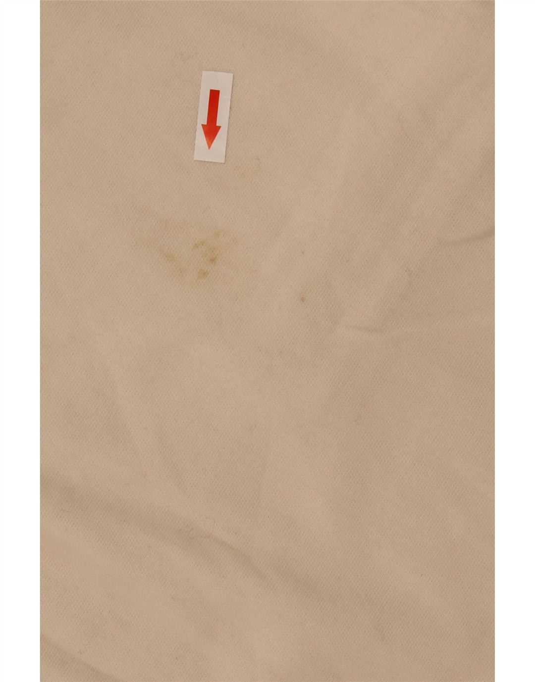 Zara Herren-Pullover mit Rollkragen, Größe S, cremefarbene Baumwolle