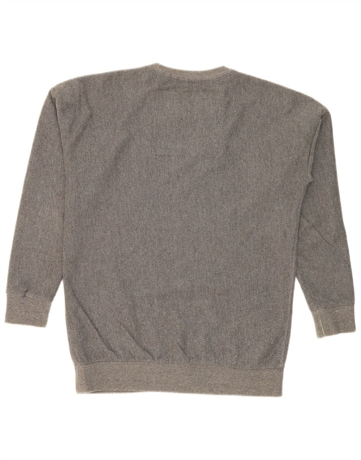 SUPERDRY Mens Osaka State Graphic Sweatshirt Jumper Medium Grey Cotton