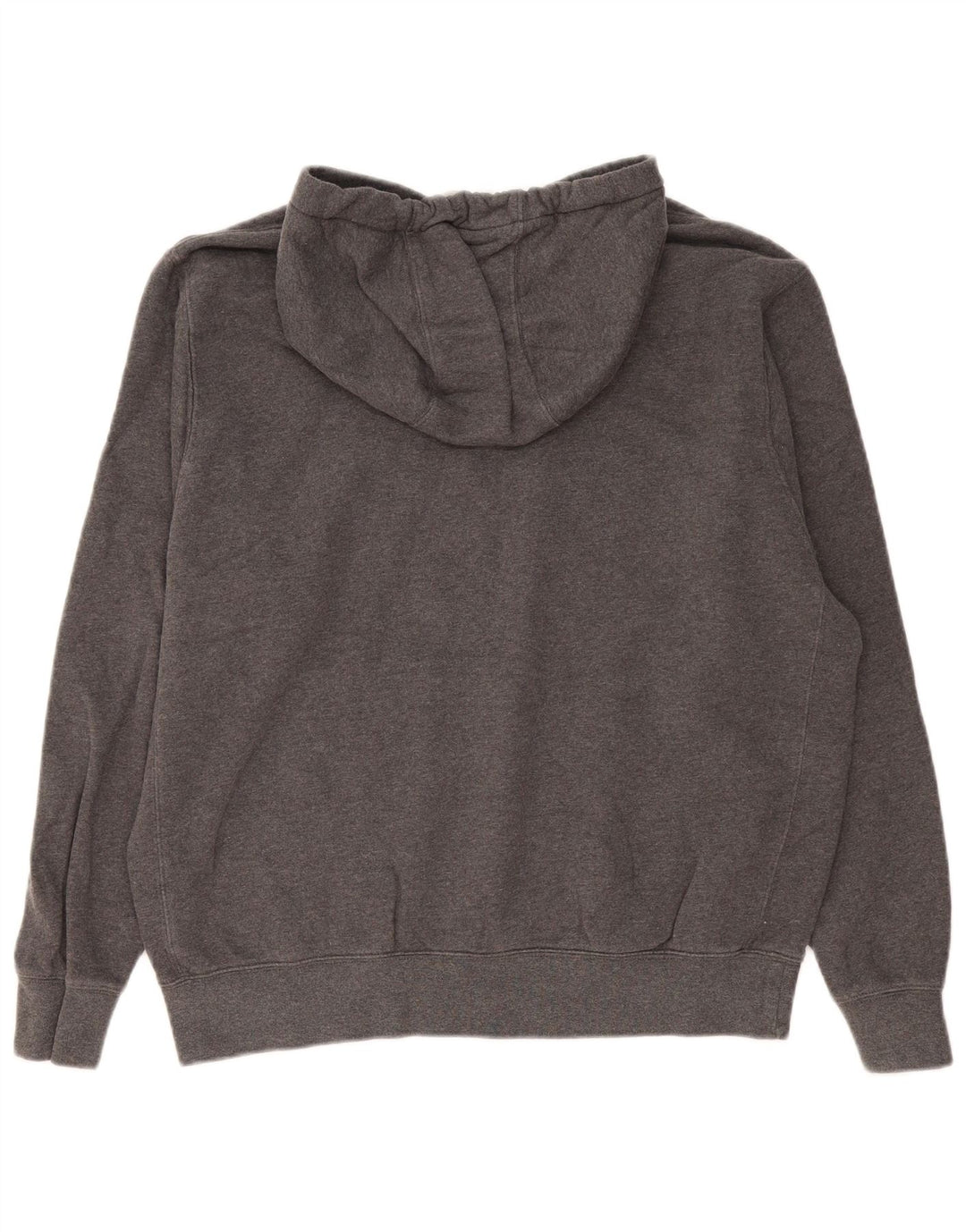 Nike Herren-Kapuzenpullover mit Grafik, groß, graue Baumwolle