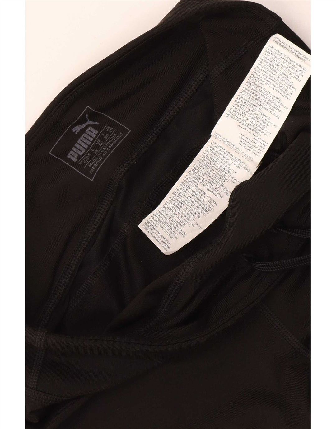 Puma Damen Capri-Trainingshose, UK 10, Größe S, Schwarz, Polyester