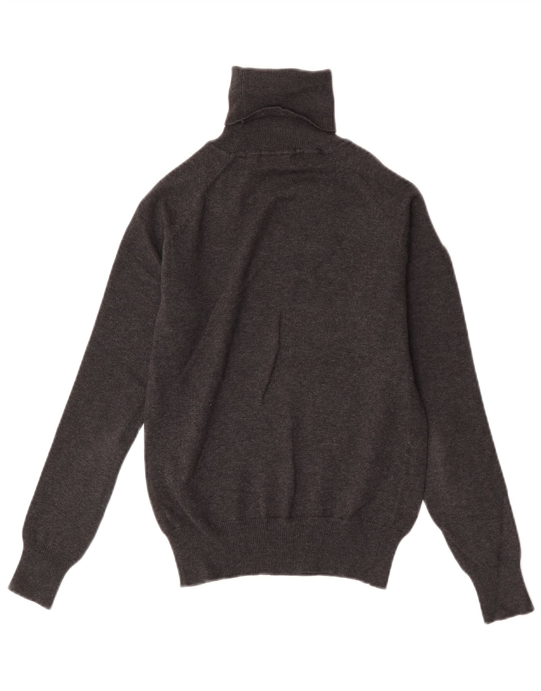 Zara Damen-Pullover mit Rollkragen, Gr. 10, Größe S, Grau, Baumwolle