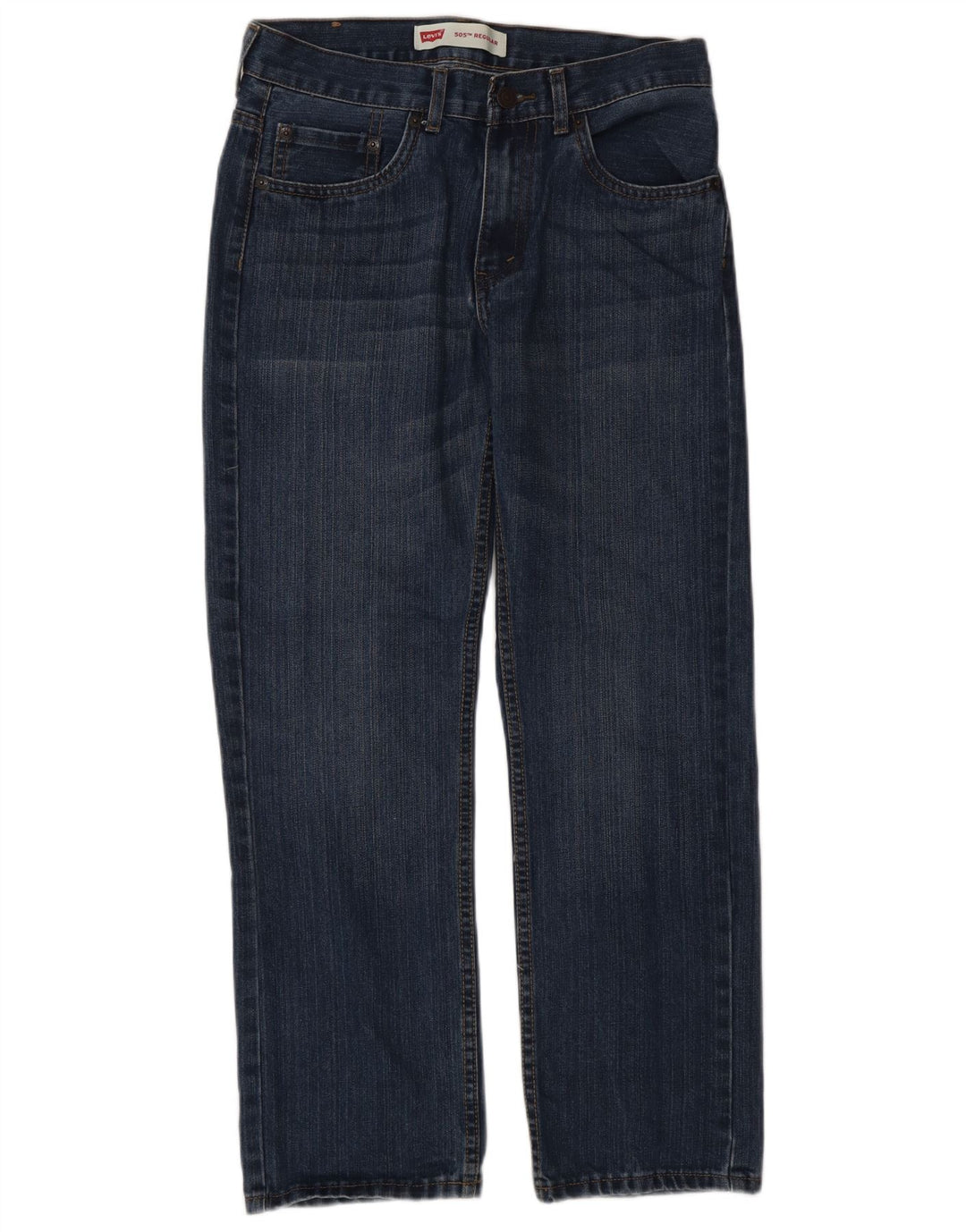 Levi's Jungen 505 Regular Straight Jeans 15–16 Jahre W38 L38 Blaue Baumwolle