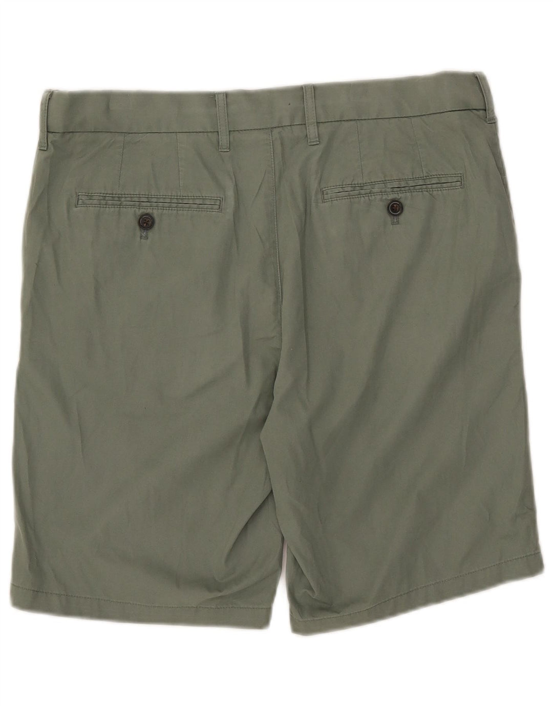 Marks & Spencer Herren-Chinoshorts W34 Large aus grüner Baumwolle