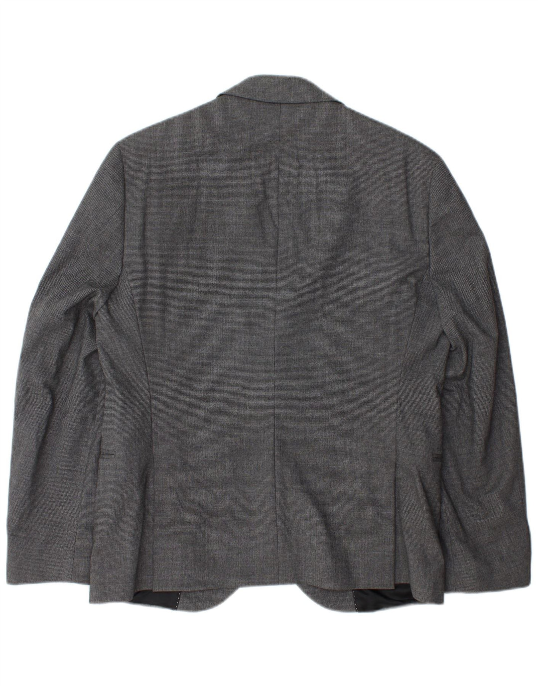 Daniele Alessandrini Herren 2-Knopf-Blazerjacke IT 52 XL Grauer Hahnentritt