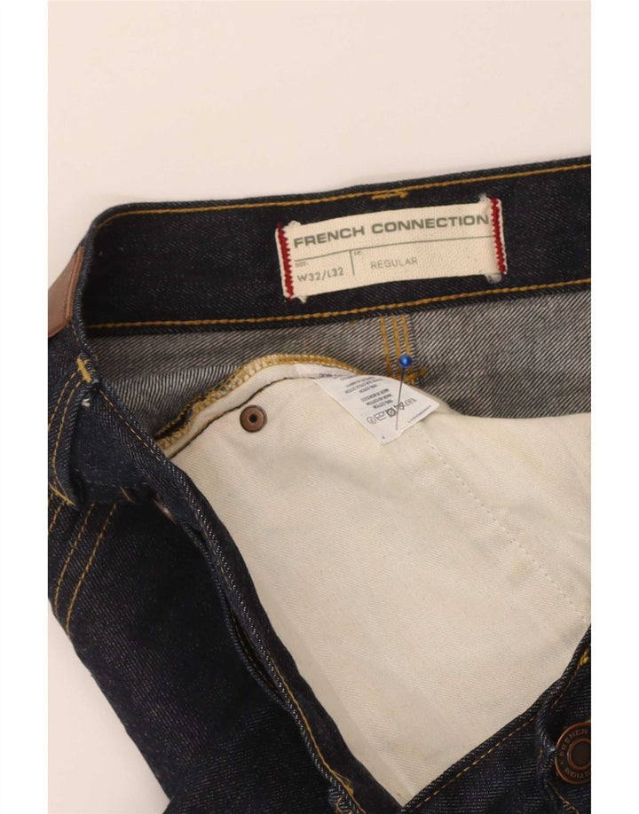 French Connection Herren-Jeans, normal, gerade, W32, L32, marineblau, Baumwolle