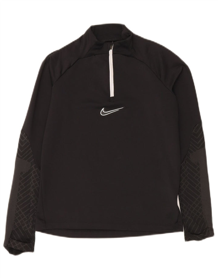Nike Dri Fit Slim Pullover-Trainingsanzug für Jungen, 10–11 Jahre, mittelgroß, Schwarz