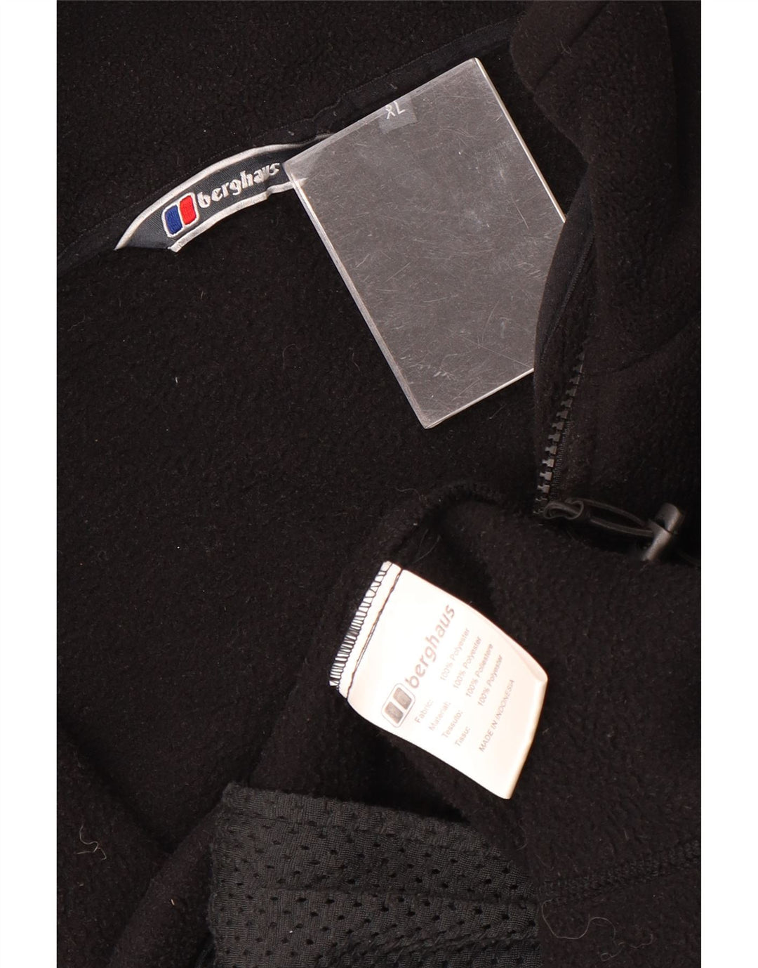 BERGHAUS Herren Liner Fleecejacke UK 42 XL Schwarz Polyester