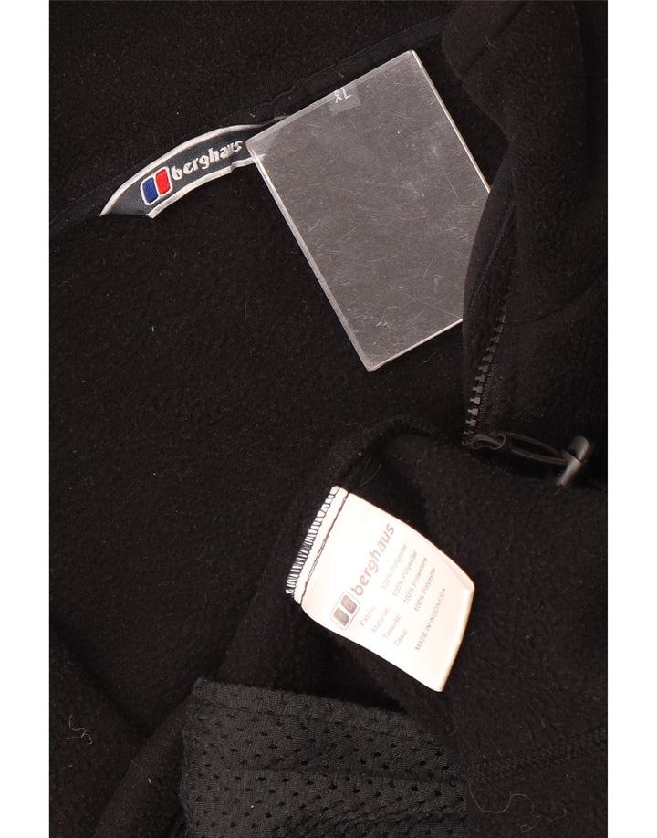 BERGHAUS Herren Liner Fleecejacke UK 42 XL Schwarz Polyester
