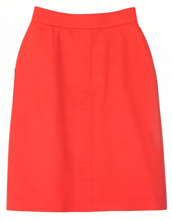 Genny Damen Midirock IT 40 Small W26 Rosa Baumwolle