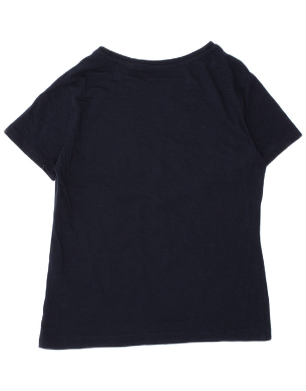 JACK WILLS Mädchen-T-Shirt mit Grafik, Marineblau, Baumwolle, 8–9 Jahre