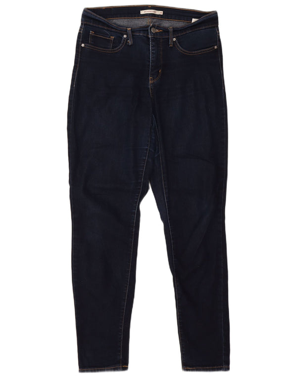 Levi's Damen 311 Shaping Skinny Jeans W29 L30 Marineblau Baumwolle