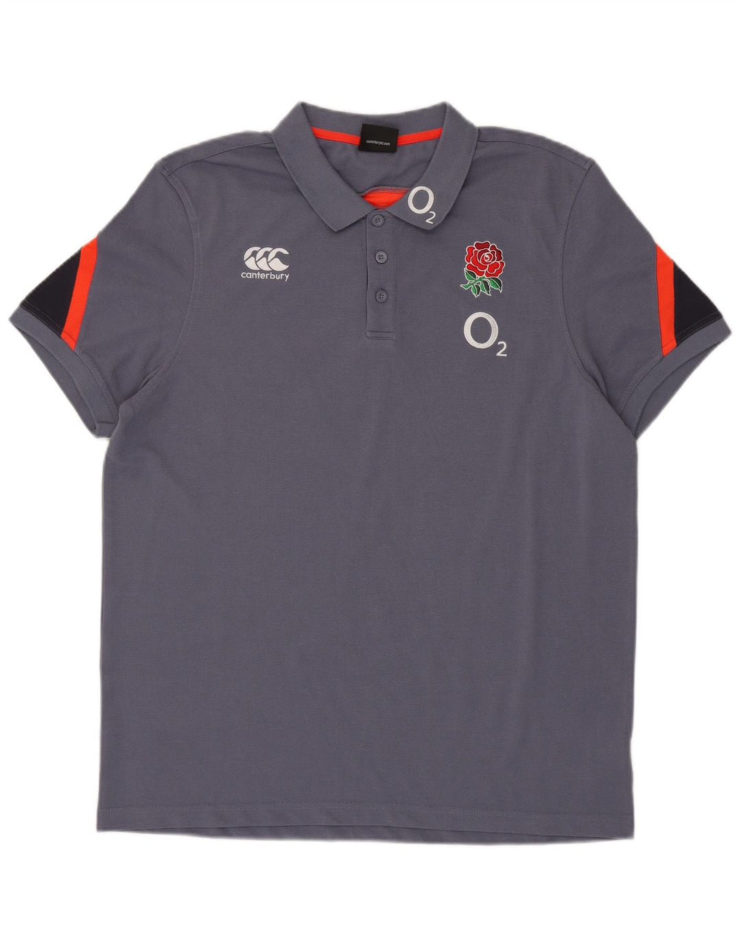CANTERBURY Herren-Poloshirt mit Grafik, XL, Marineblau, Farbblock-Polyester