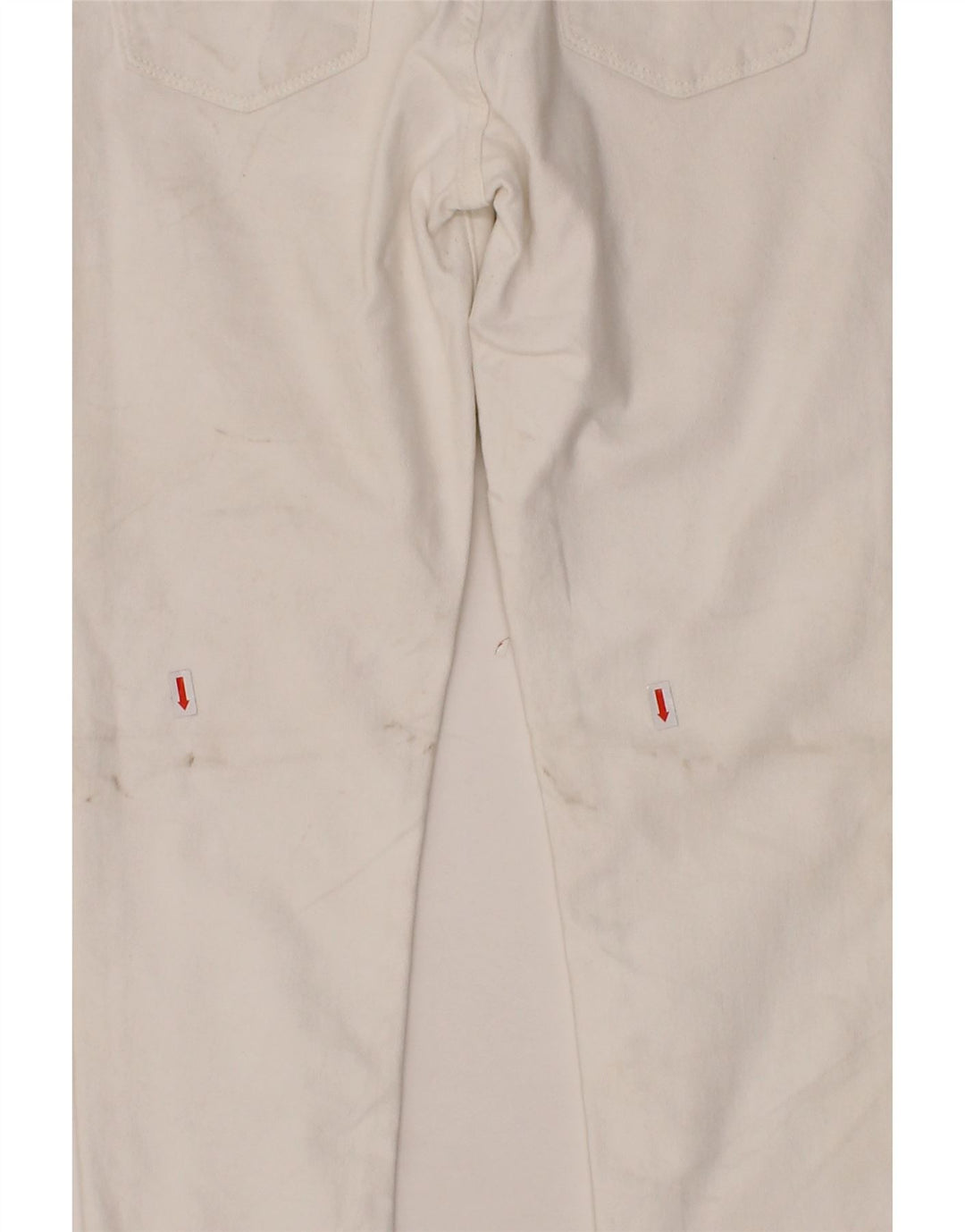 LEVI'S Womens 711 Skinny Jeans W28 L30  White Cotton Vintage Levi's and Second-Hand Levi's from Messina Hembry 