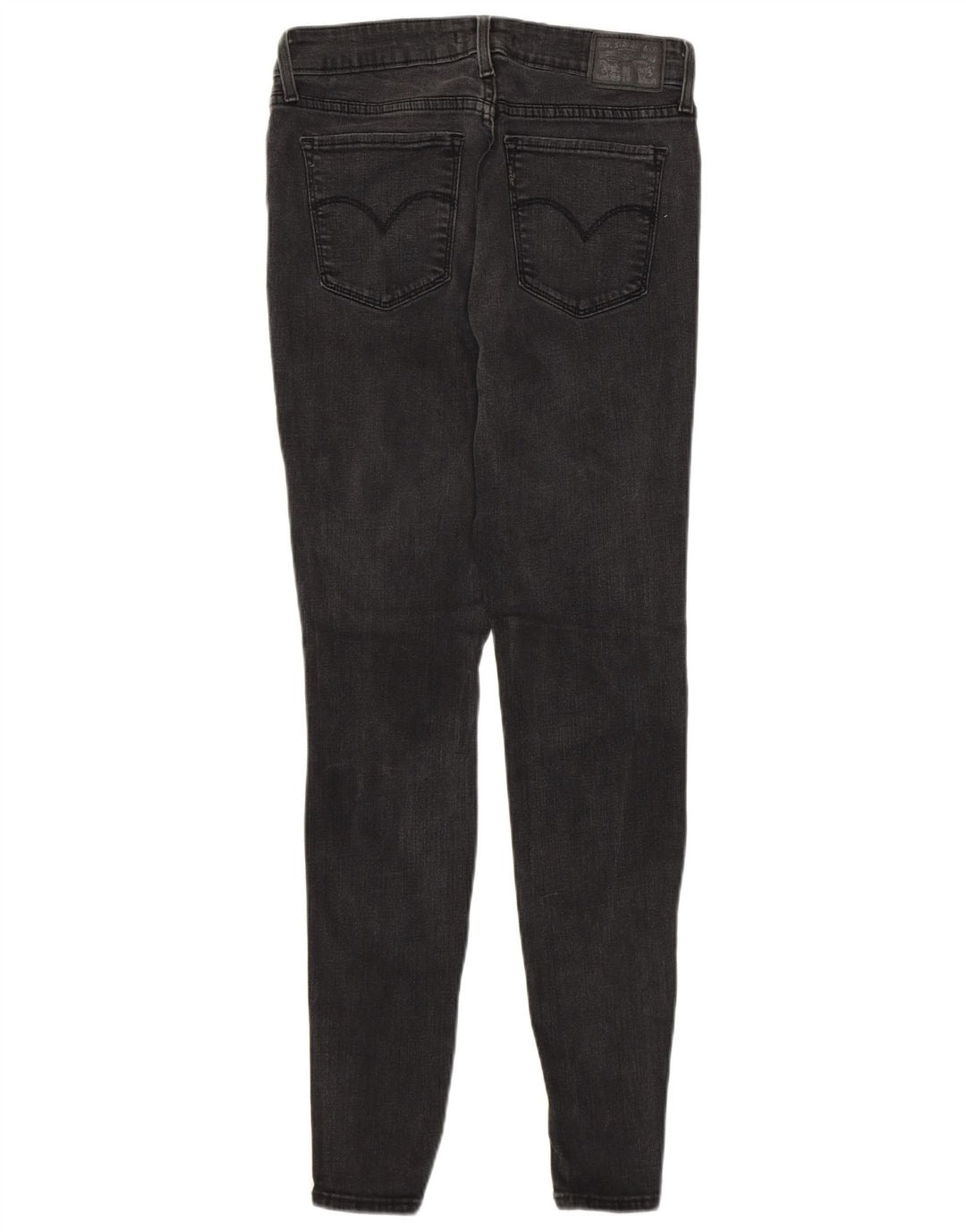 LEVI'S Damen 711 Distressed Skinny Jeans W29 L30 Grau