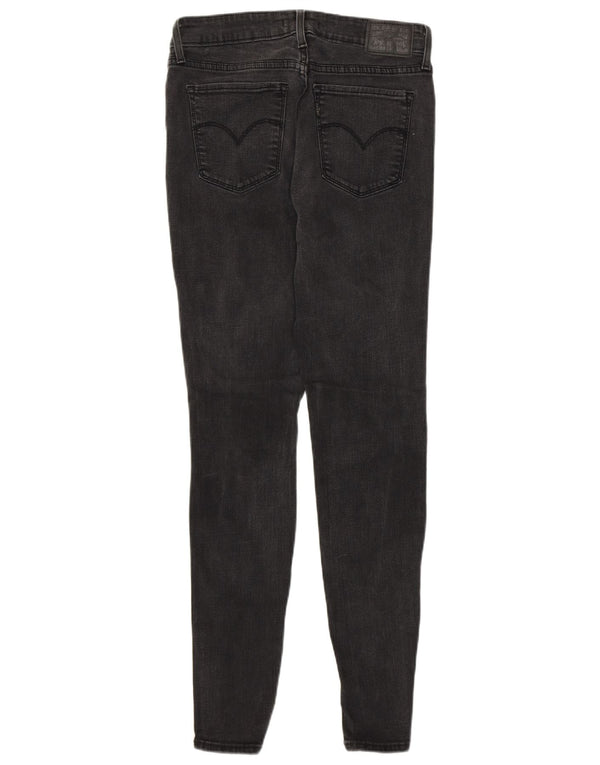 LEVI'S Womens 711 Distressed Skinny Jeans W29 L30 Grey