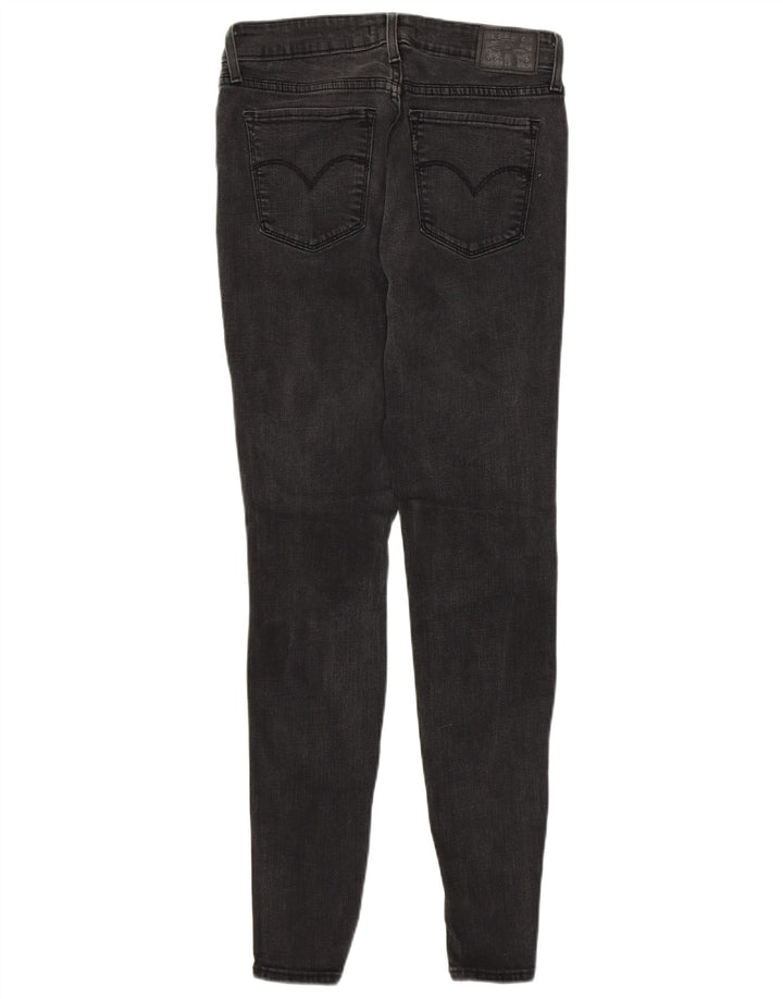 LEVI'S Damen 711 Distressed Skinny Jeans W29 L30 Grau