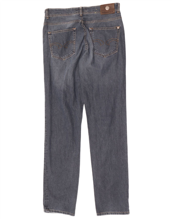 Trussardi Herren Straight Jeans W32 L34 Blau