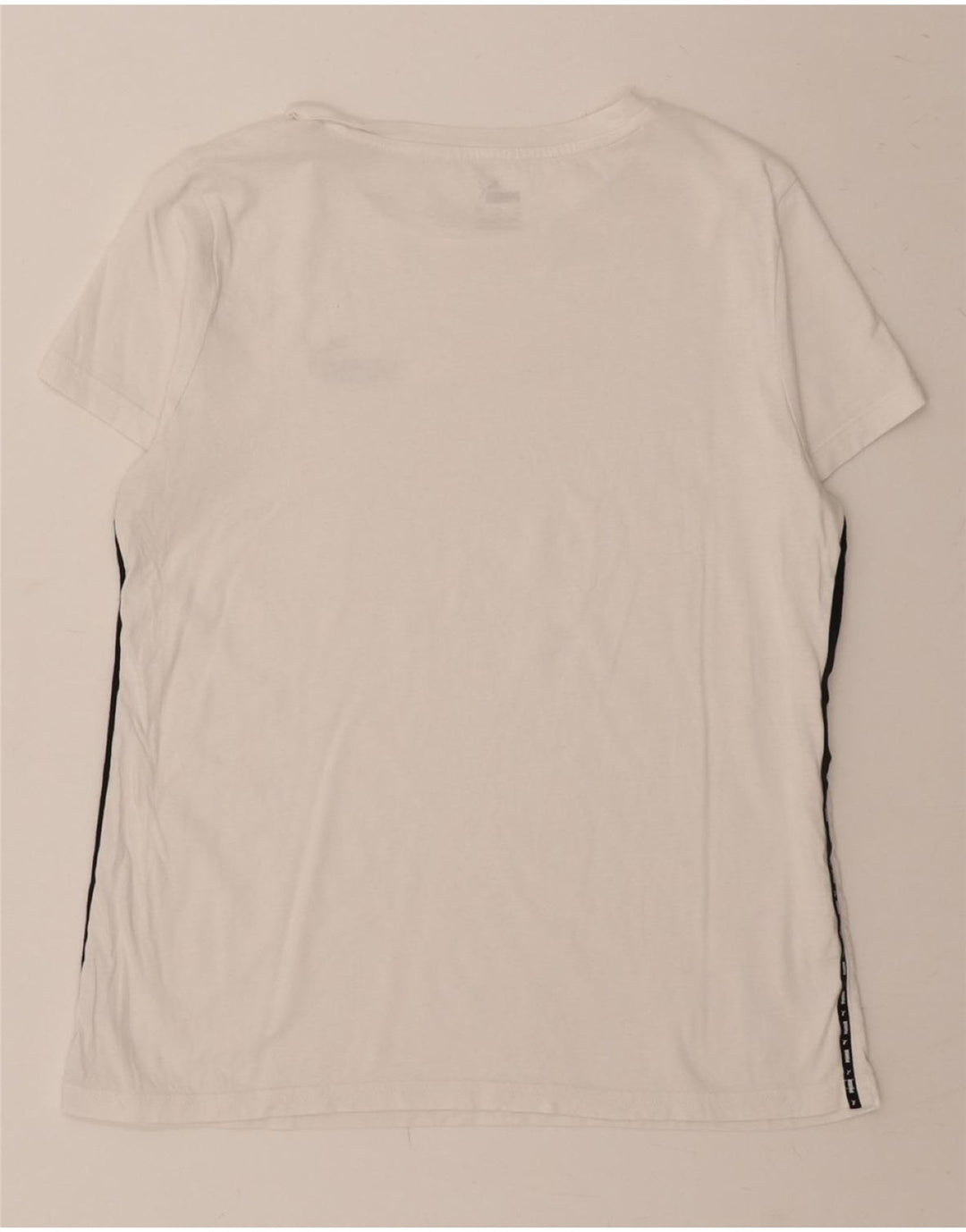 PUMA Womens T-Shirt Top UK 14 Medium White Vintage Puma and Second-Hand Puma from Messina Hembry 