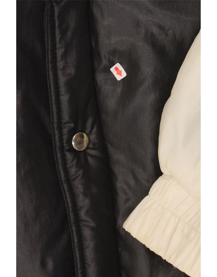 VINTAGE Mens Padded Jacket IT 52 XL Black Colourblock Polyamide Vintage Vintage and Second-Hand Vintage from Messina Hembry 