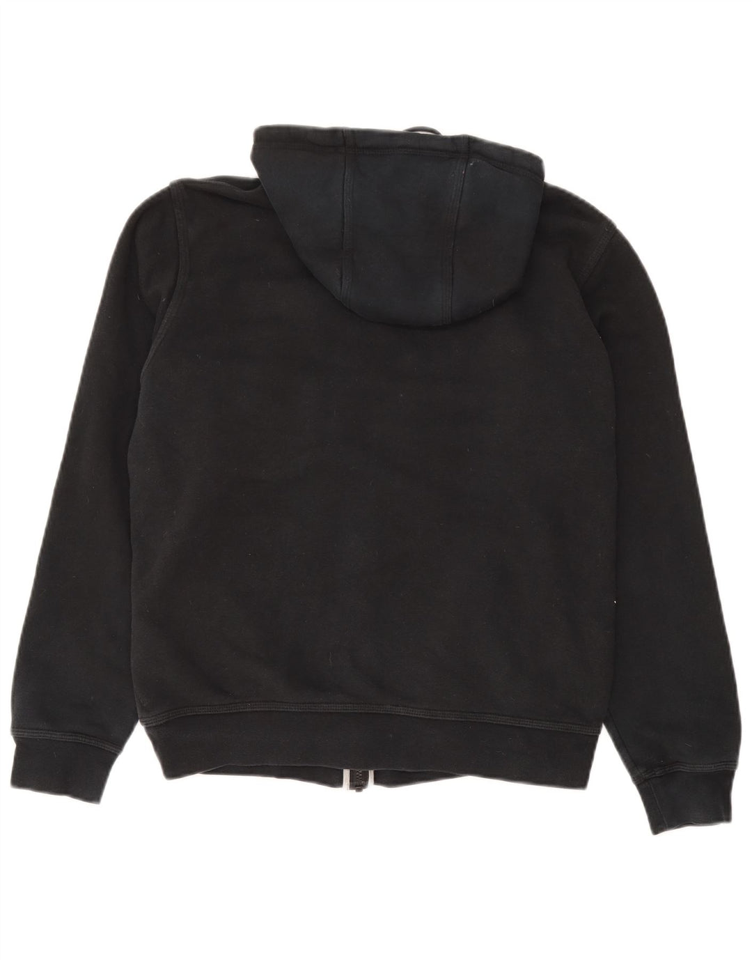 Nike Herren-Kapuzenpullover mit Reißverschluss, mittelschwarz, Baumwolle