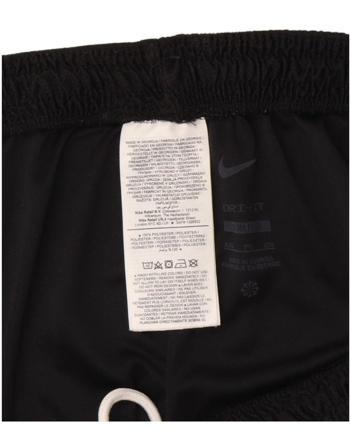 Nike Herren Dri Fit Slim Fit Sportshorts 2XL Schwarz Polyester