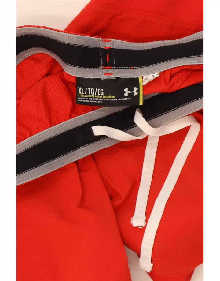 Under Armour Herren Sportshorts mit abstraktem Muster XL Rot