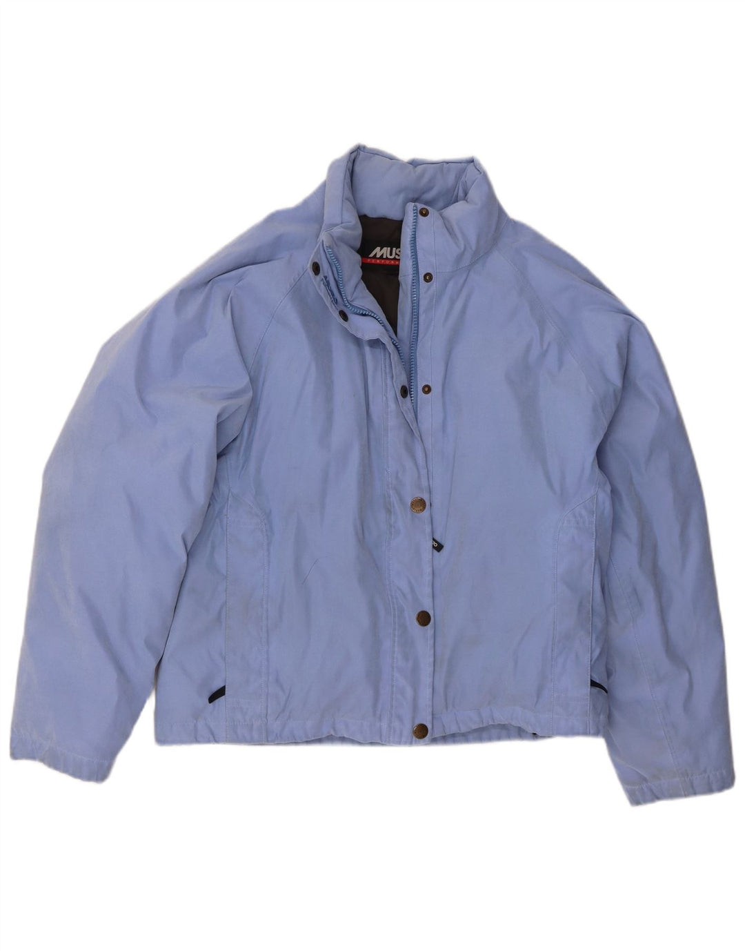 Musto Damen Wattierte Jacke UK 14 Large Blau Polyester