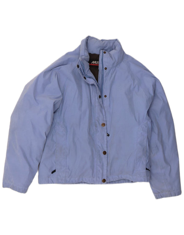 Musto Damen Wattierte Jacke UK 14 Large Blau Polyester
