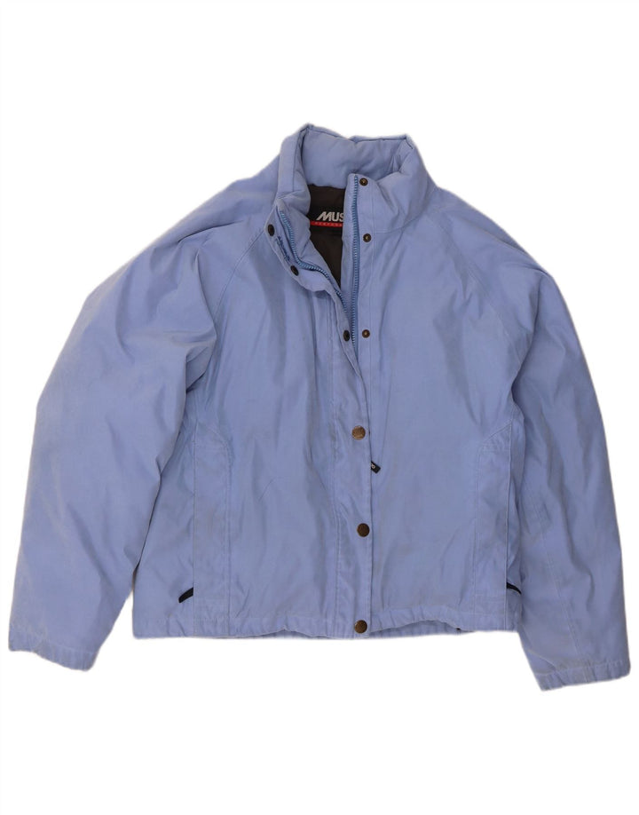 Musto Damen Wattierte Jacke UK 14 Large Blau Polyester