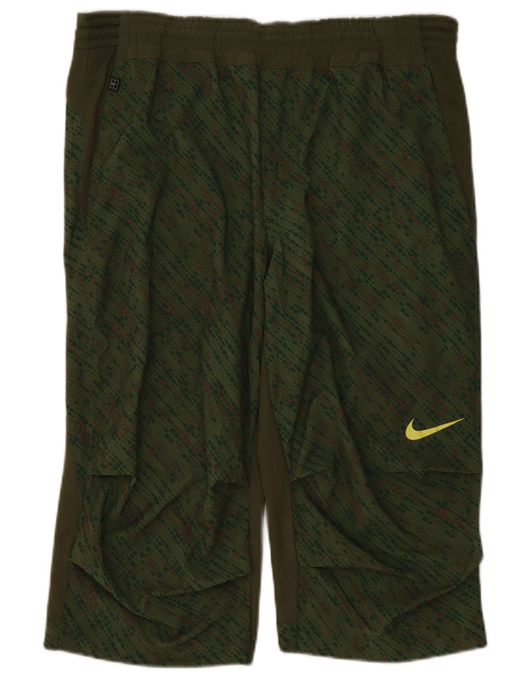 Nike Herren-Bermuda-Sportshorts, groß, Khaki, geometrisch