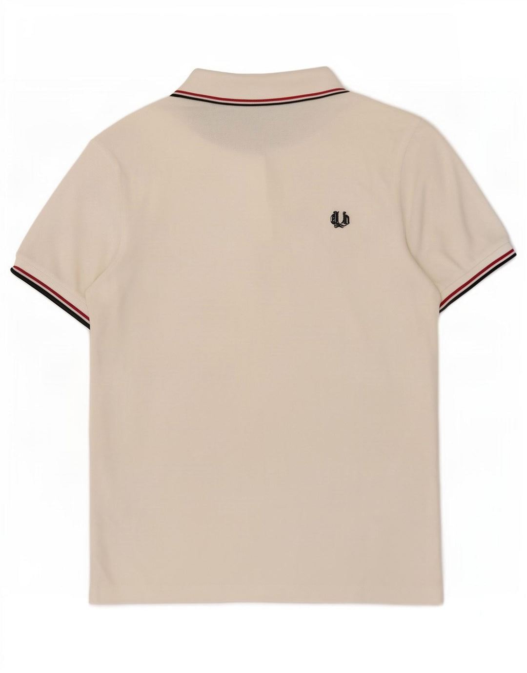 Fred Perry Herren-Poloshirt aus mittelweißer Baumwolle