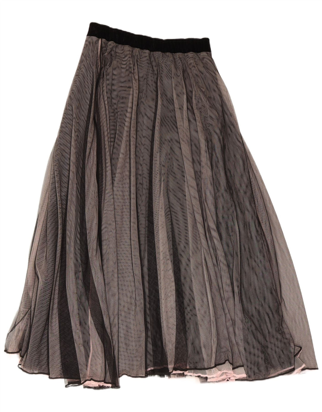 GABI LAUTON Damen ausgestellter Rock EU 40 Medium W28 Schwarz Polyester