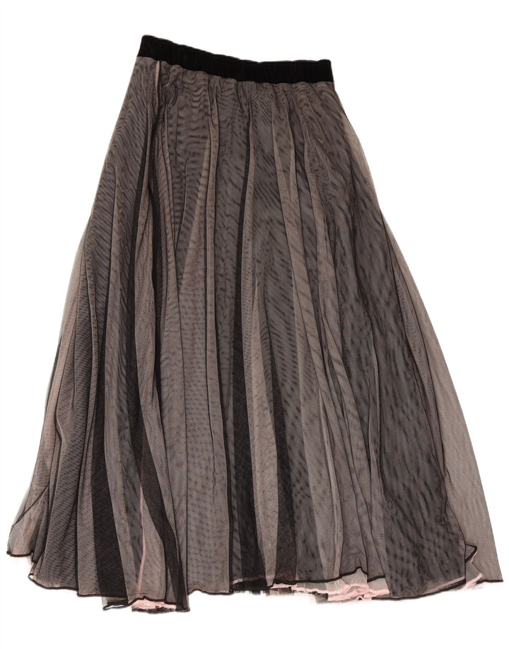 GABI LAUTON Damen ausgestellter Rock EU 40 Medium W28 Schwarz Polyester