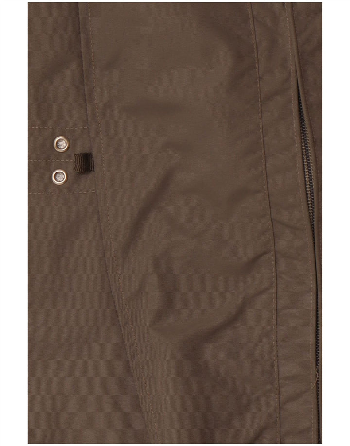 BRUGI Damen Regenjacke mit Kapuze UK 18 XL Grau Polyamid