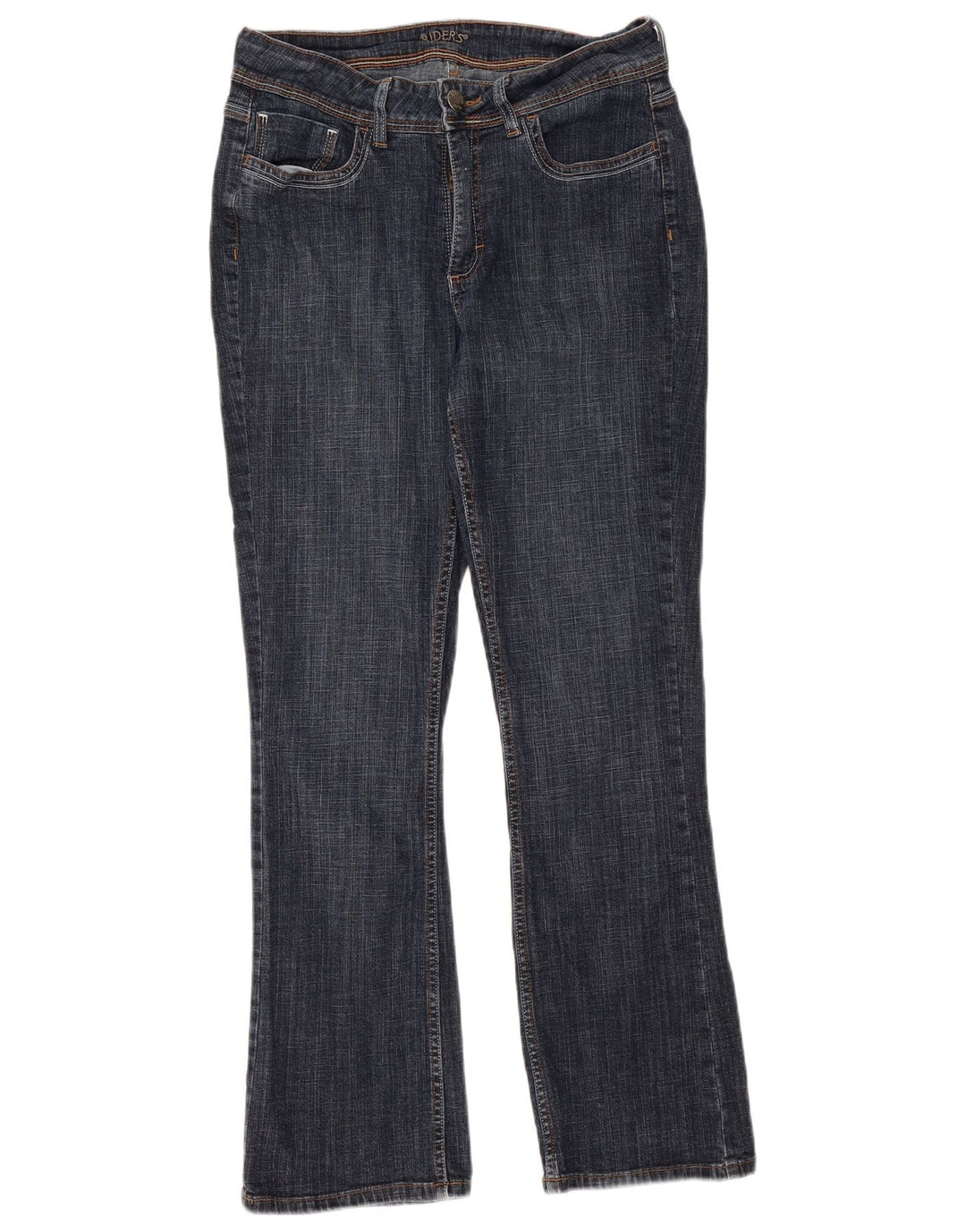 Lee Damen Riders Bootcut Jeans US 12 Large W30 L30 Marineblaue Baumwolle