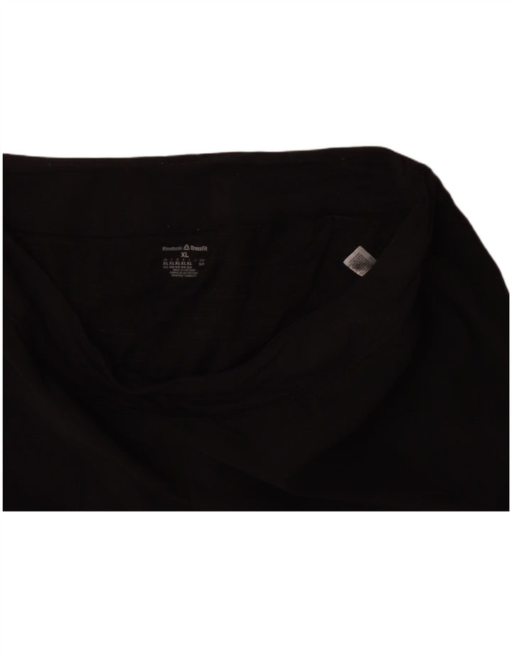 REEBOK Damen Sportshorts UK 20/22 XL Schwarz Polyester