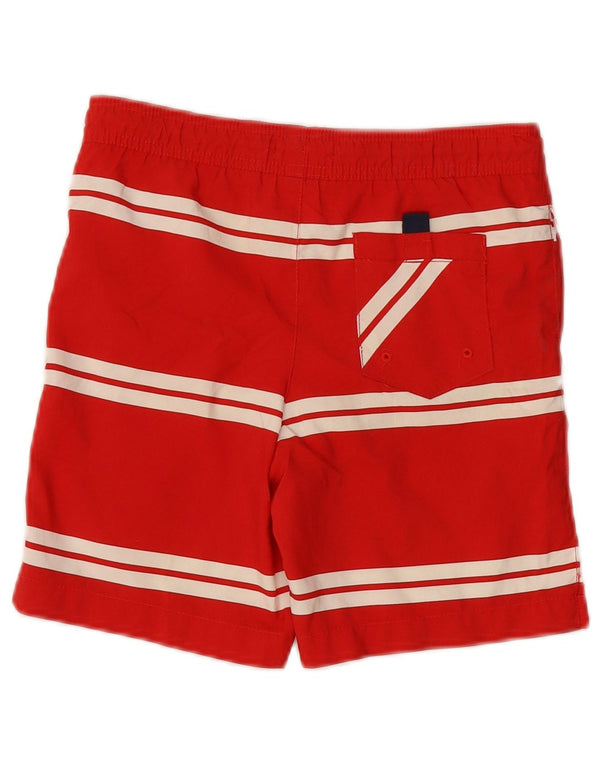 Tommy Hilfiger Jungen Badeshorts mit Grafik, 5–6 Jahre, rot gestreift