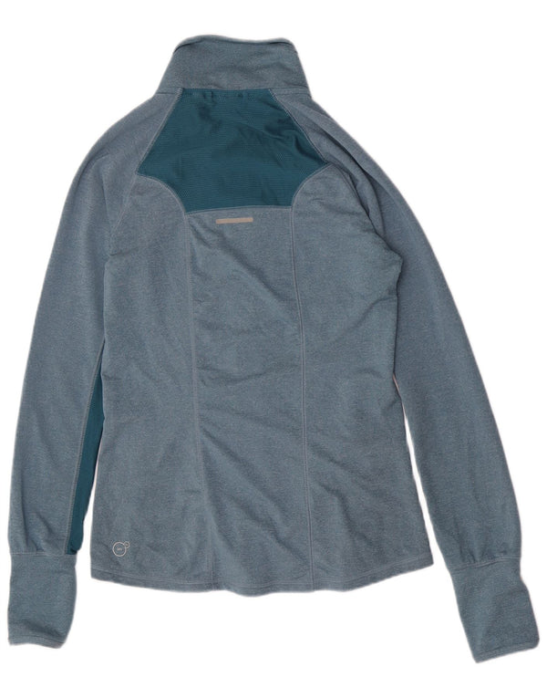 Puma Damen-Trainingsanzug-Oberjacke, Größe S, Größe S, Blau, Farbblock-Polyester