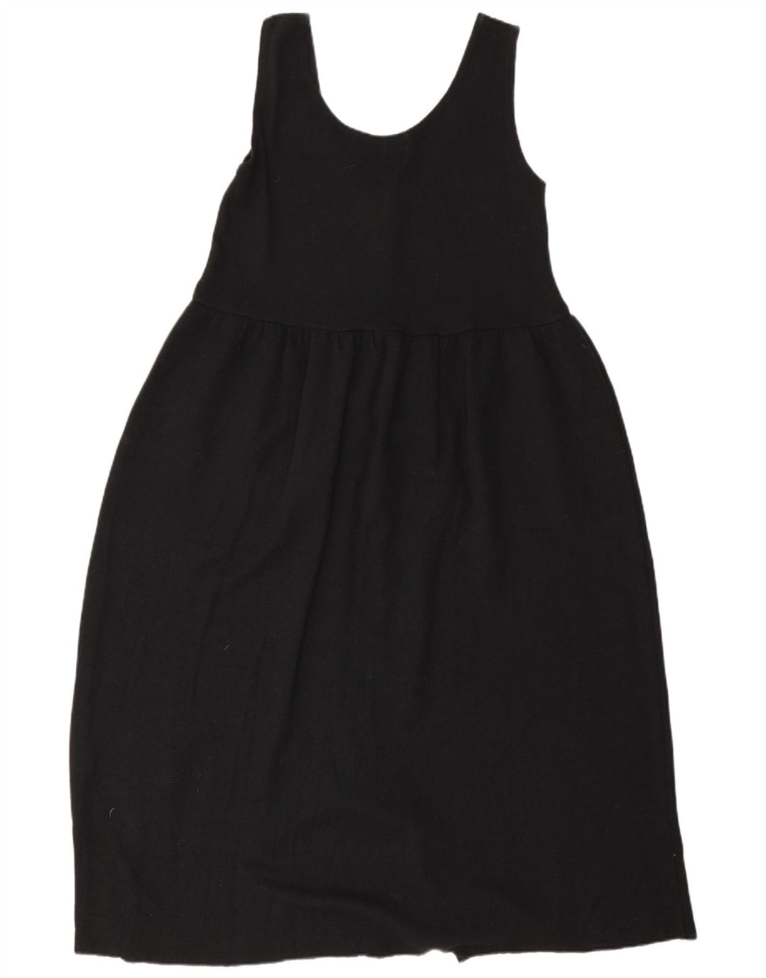 Kaos Damen ärmelloses Basic-Kleid, Einheitsgröße, schwarze Wolle