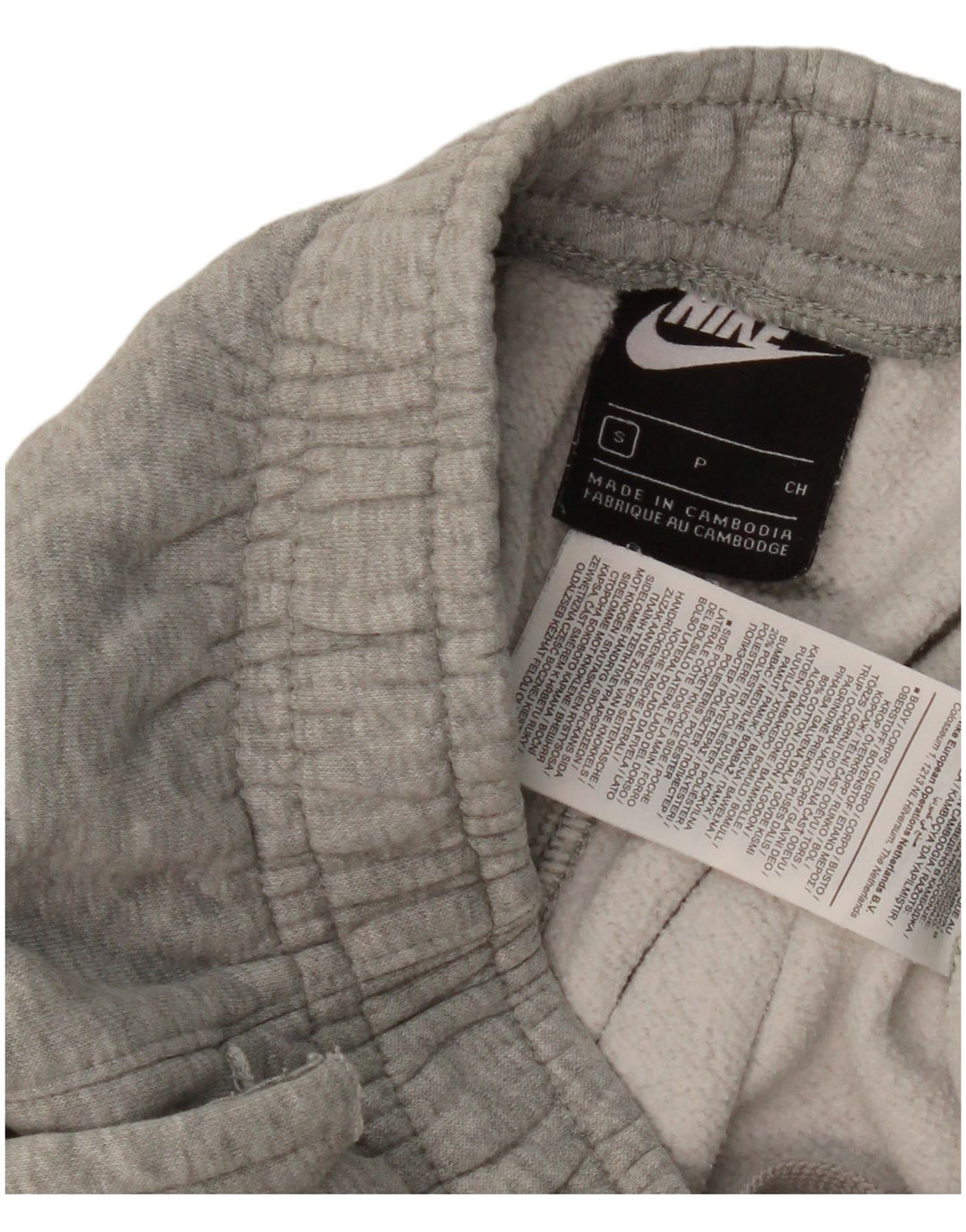 Nike Herren-Trainingshose, Jogginghose, Größe S, graue Baumwolle