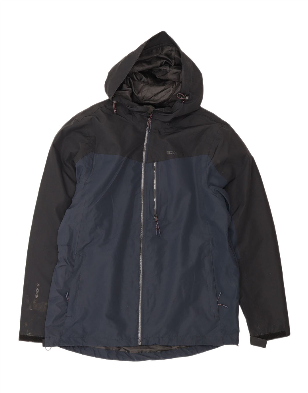 Mountain Warehouse Herren-Regenjacke, UK 40, Größe L, Marineblau, Farbblock